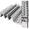 Mi-Heat 36m² di isolamento acustico a impatto 3mm con AquaStop, sottofondo per parquet e pavimenti in laminato, sottofondo in pellicola riscaldante ideale per il riscaldamento elettrico a pavimento