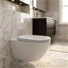 BB BuyBath Copriwater softclose bianco compatibile Gemma 2 - Ceramica Dolomite