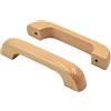 CWYP-40 6 pezzi Maniglie per Mobili da Cucina Legno Maniglia ad Arco vintage Maniglie per Porte Armadio Camera da letto camera Manico per Cassetti viti incluse (Distanza Fori:96mm)
