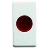 GEWISS 20603 SPIA DI SEGNALAZIONE SINGOLA ROSSO 12/24/250V BIANCO SYSTEM