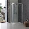 Kiamami Valentina - Box Doccia Semicircolare 80X80 Cristallo Trasparente | Giada
