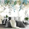 Naturempress Carta Da Parati Moderna 430X300（Larghezza x Altezza） Elegante Colibrì A Foglie Tropicali Fotomurali Moda Decorazione da Muro XXL Poster Gigante Design Carta per pareti
