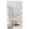 jarolift Zanzariera Magnetica per Porta, Chiusura Automatica Magnetica, Montaggio Senza Fori, per Bambini e Animali, Riducibile, 160 x 230 cm (Larghezza x Altezza), Bianco