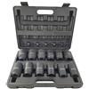 WeberTools Set di chiavi a bussola per percussore, 12 pezzi, 3/4, 24 - 41 mm