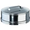 Brico Kit - Tappo con maniglia cieco mono parete acciaio inox - Diametro: 100mm