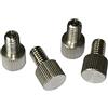 TikTako M2-M6 a testa piatta del pollice vite di regolazione godronatura Viti Twist mano, M2 * 6mm, 10 pezzi