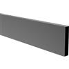Sellon24® Lamelle per Recinzione in Alluminio 100x20 x 1,1 mm, Recinzione per Privacy Antracite RAL 7016, Struttura Rettangolare, Profilo di Alta Qualità, Alluminio, Riempire 200 cm