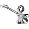 GENERICO CHIAVE COMBINATA 32 mm A CRICCHETTO TESTA SNODABILE PIEGHEVOLE CHROME VANADIUM