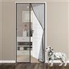 AWMDer Zanzariera Magnetica per Porte 50 x 150 cmChiusura Automatica Tenda Zanzariera a Strisce Anti Zanzare Insetti per Porte Finestre Balcone Soggiorno Nero