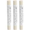 QUARKZMAN Crayon per Riparazione Mobili, 3pz - Stucco per Cera per Legno, Ritocco Pennarelli per Mobili - per Coprire Graffi Fori Tavoli Scrivanie Pavimenti Legno, Grigio Bianco