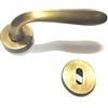Forme Maniglia per porte interne, con bocchetta e rosettaGoccia in ottone bronzato