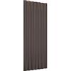 vidaXL Pannelli Tetto 12pz Acciaio Zincato Marrone 100x36cm