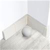 DQ-PP [DQ-PP] Battiscopa da 2 metri 70mm PVC Quercia Aspen Listelli laminati Battiscopa in plastica PVC Laminato Decori Battiscopa