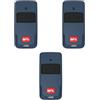 Générique BFT MITTO COOL C2 (sostituisce MITTO 2B Ref: rcb02 r1) - Telecomando blu a 2 pulsanti per cancelli e porta del garage - 433,92 MHz - Codice girevole - U-Security (blu set di 3 telecomandi)