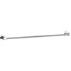 MAURER Porta Asciugamano Bagno in Acciaio Inox Cromato 62x7x4 cm