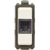 Bticino S5982F Serie Magic Connettore Telefonico a 2 Coppie RJ11, Avorio [versione per il professionista]