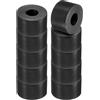 PATIKIL Distanziatore Gomma Multiuso, 10Pz 1Od 0.39Id 0.6Spessore Rondelle Neoprene Antivibranti Isolamento, Ammortizzatori Gomma, Distanziatori Bulloni Hvac e Accessori Auto