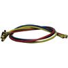 Wigam Tubi flessibili 1500mm per impianti di climatizzazione attacchi in linea con valvola a sfera 5/16 rosso