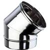 Brico Kit - Gomito a 45° mono parete acciaio inox - Diametro: 100mm