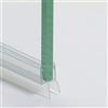 Glass Com S.r.l. 220cm - Guarnizione box doccia sottoporta di ricambio, orizzontale, trasparente a Gocciolatoio doppia aletta per vetro 6mm, 7mm ed 8mm-GGV6/8