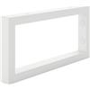 HOLZBRINK Supporto per mensola in metallo 30x15 cm HLA-A (1 pz) | Supporto per mensola lavabo da appoggio, reggimensola robusta da muro | Colore: Bianco