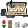 ATOMSTACK 20W Macchina per incisione laser A20 PRO V2 Laser Cutter con pompa d'aria F60 60/min, riduzione dei fumi di taglio e delle polveri, macchina per incisione laser