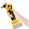 SWTHM Martello automatico senza fili, 19000 giri/min, chiodatrice elettrica per carpenteria 0° 45° 90° testa regolabile in 3 posizioni per ganci travetto pistola per chiodi compatibile con batterie DEWALT