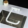 XJTNLB Rubinetto Lavello Cucina Pieghevole Bianco Miscelatore Cucina Sottofinestra Becco Girevole a 360° Miscelatore Monocomando Cucina-Un