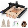 Twotrees TTC450 80W CNC Router macchina a 3 assi CNC area di lavoro 460 x 460 x 80 mm per incisione, taglio di MDF, acrilico, legno massiccio, nylon, PCB, fibra di carbonio, ecc