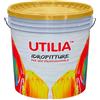 UTILIA Idropittura Lavabile Traspirante per Interni antimuffa colore bianco confezione da 14 litri