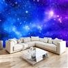 Generico Carta da parati panoramica Stile Sogno con Cielo Stellato Galassia, 200 x 140 cm - Murale decorativo XXL, murale in TNT decorazione da muro per camera da letto, soggiorno o cameretta bambini