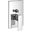 EFFEPI Monocomando Vasca/Doccia Cromato con deviatore a Pulsante Serie H-Uno