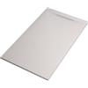 OLIMPO DOCCE - Piatto doccia in marmoresina Bianco effetto pietra cemento Zen - 90x100