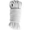 Tecplast Corda elastica Bianca 20 m - Qualità PRO TECPLAST 9SW - Cavo per teloni con diametro 9 mm