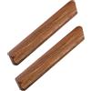 XIAODANHUA Maniglie per Cassetti 2 Pezzi Maniglie per Mobili da Bagno Maniglie per Porte Guardaroba con Viti Maniglie per Mobili Maniglie per Cucina di Legno di Noce (Length 100mm)