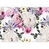 murando - Carta da parati Fiori 450x315 cm Fotomurali in TNT Murale alla moda Decorazione da Muro XXL Poster Gigante Design Carta per Pareti Soggiorno Rose viola rosa verde giallo b-B-0379-a-c