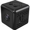 Generic Mini telecamera portatile Smart Security Camera ad alta risoluzione 4K con visione notturna, rilevamento del movimento, hotspot WiFi, design magnetico, base con staffa per la sicurezza domestica