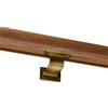 Hobby Legno - Supporto Quadro Per Corrimano In Ottone Brunito (Prezzo Per Pz. 2)