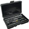 STANLEY STHT0-73931 - Set di chiavi a bussola 28 pezzi 1/4 finitura cromo lucido