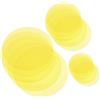 Artibetter Pellicole Gel per Illuminazione LED 15pezzi Giallo Pellicola Traslucida in Pet Facile da Installare per Lampade da Paesaggio e Strobo