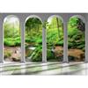 murando - Carta da parati Foresta Bosco 300x210 cm Fotomurali in TNT Murale alla moda Decorazione da Muro XXL Poster Gigante Design Carta per Pareti Natura Albero verde Architettura c-C-0187-a-a