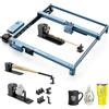 SCULPFUN S70 MAX Incisione Laser 70W con RA Pro Max rullo rotante e aria compressa, incisione su ampia area 830x800 mm, taglierina laser offline, incisore e cutter laser per legno, metallo, acrilico