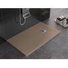 bagno super piatto doccia in Marmoresina, color caffè, slim 3cm., made in Europa, varie misure (70x110)