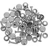 Ipetboom 24 Pezzi Tappi Vite Decorativi in Acciaio Inox 304 da 14mm per Mobili in Vetro, Design Coprivite Completo per Arredamento Casa e Ufficio in Argento Spazzolato