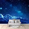 Generic Carta da Parati Fotografica Design Cielo notturno blu stellato - Design Carta per Pareti Camera - Fotomurali in Tessuto Non Tessuto - Colla Non Inclusa 200 x 140 cm