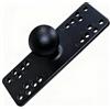 Strg Supporto a sfera da 3,8 cm con piastra rettangolare in lega di alluminio, base universale per dispositivi elettronici con fori AMPS, compatibile con RAM e tutti i bracci a doppia presa da 38 mm