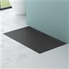 Mai & Mai Piatto Doccia 70x120 cm, Spessore 3cm, Piatto Doccia Rettangolare Ultrasottile in Resina Effetto Pietra, Antiscivolo Indistruttibile, Antracite Opaco, Geoma07