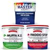 MASTERBRICO Kit Antimuffa per Muri interni con Pittura Bianca - Kit Muffa ko Freddo, Stop Master Paint, Pittura Antimuffa per interni (TANTA MUFFA)