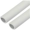 QUARKZMAN 2pz Tubo Isolante per Tubi da 3,3ft con Diametro Interno di 1 1/4 Pollici (32mm) e Diametro Esterno di 44mm in Schiuma per Supporto Maniglia, Bianco