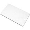 Inbagno Cover Per Piletta Di Scarico Bianco 19,6 x 11,7 cm - Copertura Rettangolare Per Piatto Doccia In Resina - Ricambio Design Minimal